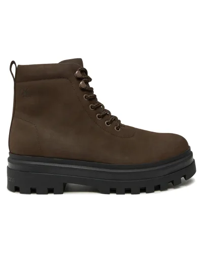 Calvin Klein Jeans Trapery Lugged Laceup Boot Oxf Hiking Nb YM0YM01076 Brązowy