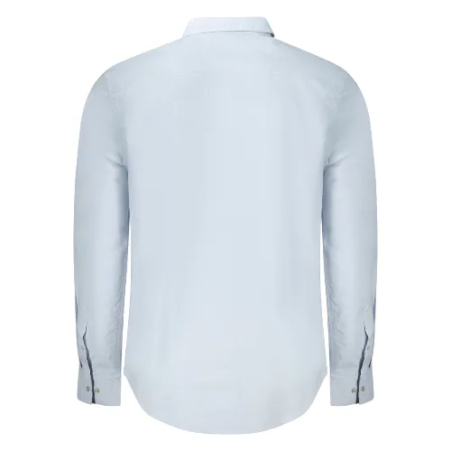 CALVIN KLEIN KOSZULA Z DŁUGIM RĘKAWEM MĘSKA NIEBIESKA