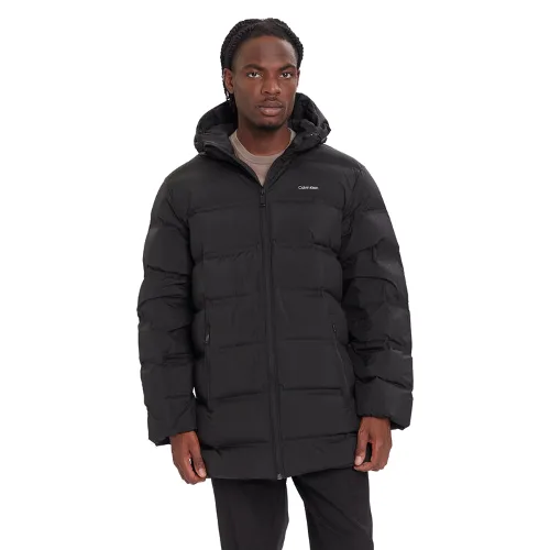 Calvin Klein Kurtka puchowa LV04LD516G Czarny Regular Fit