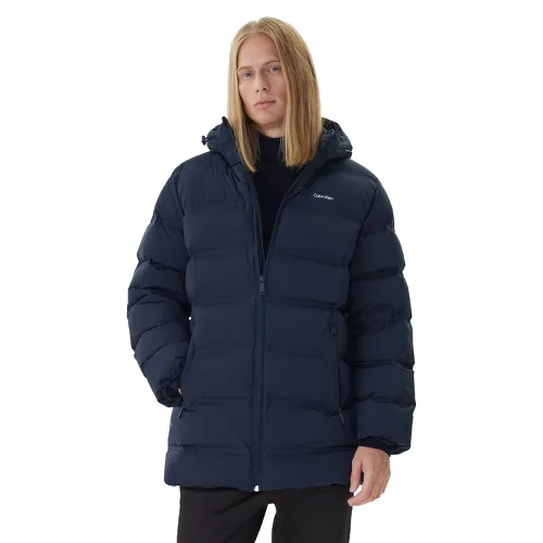 Calvin Klein Kurtka puchowa LV04LD516G Niebieski Regular Fit