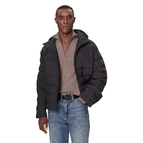 Calvin Klein Kurtka puchowa LV04LD521G Czarny Regular Fit