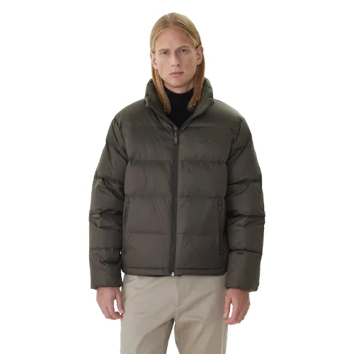 Calvin Klein Kurtka puchowa LV04LD529G Brązowy Regular Fit