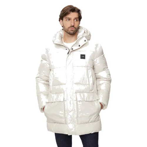 Calvin Klein Kurtka zimowa K10K113465 Beżowy Regular Fit