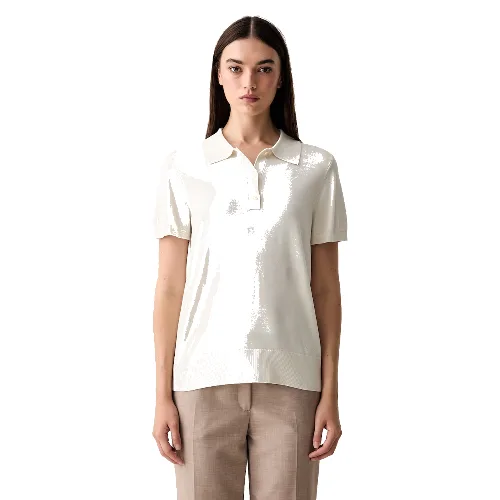 Calvin Klein polo damskie z wiskozy