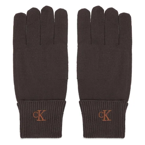 Calvin Klein Rękawiczki LV14F8021G Brązowy ciemny
