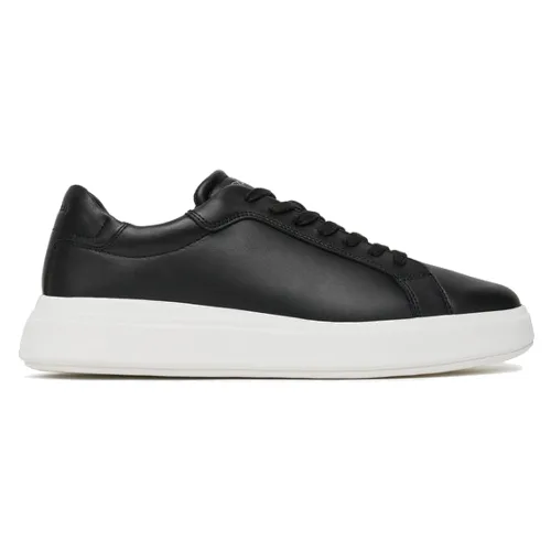 Calvin Klein Sneakersy Low Top Lace Up Lth HM0HM01016 Czarny