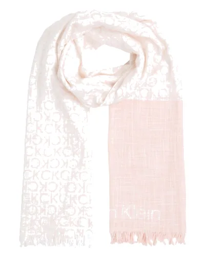 Calvin Klein Szal Monogram K60K612979 Różowy