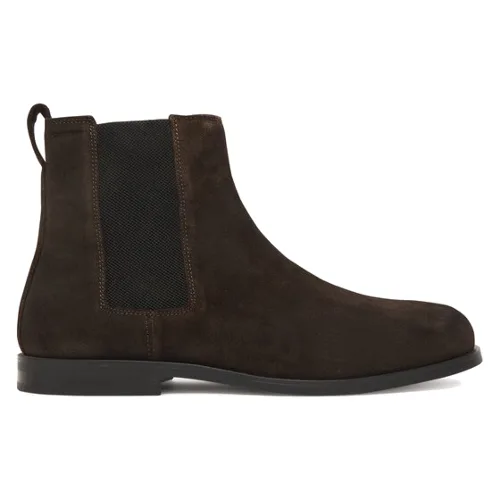 Calvin Klein Sztyblety Ess Rubber Chelsea Su HM0HM02055 Brązowy