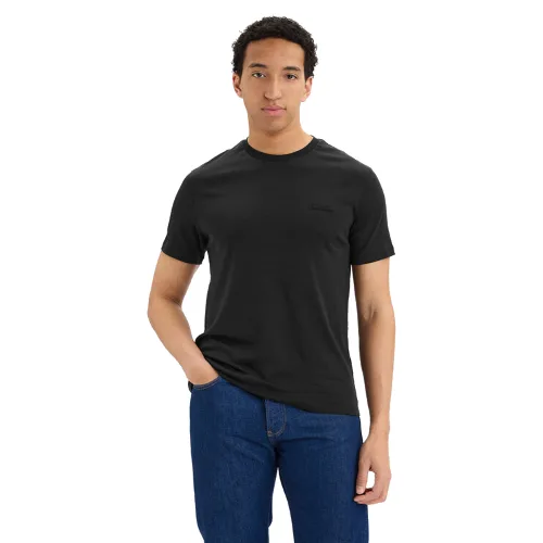 Calvin Klein T-Shirt LV04LG222G Czarny Slim Fit