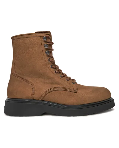 Calvin Klein Trzewiki HM0HM01576 Brązowy