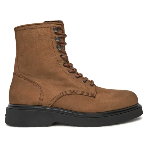 Calvin Klein Trzewiki HM0HM01576 Brązowy