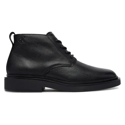 Calvin Klein Trzewiki Sq Rubber Desert Boot Lth HM0HM02352 Czarny