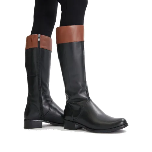 Caprice Oficerki 9-25511-41 Czarny
