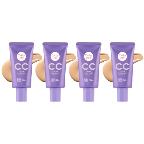 Cathy Doll - CC Cream Speed Cover SPF 50 PA+++ - 50ml - #2 Medium Beige 4ea Set