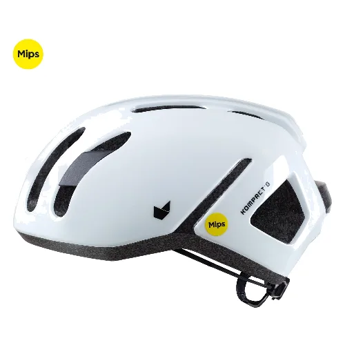 Catlike Kompacto II - Uniwersalny Kask Unisex Biały Połysk S