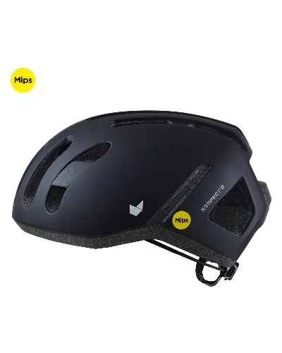 Catlike Kompacto II - Uniwersalny Kask Unisex Czarny Połysk M