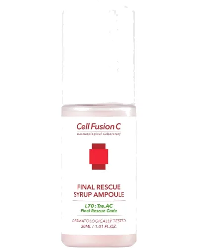 Cell Fusion C Final Rescue Syrup Ampoule, Syrop łagodzący podrażnienia do twarzy