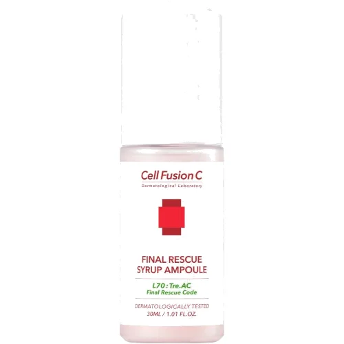 Cell Fusion C Final Rescue Syrup Ampoule, Syrop łagodzący podrażnienia do twarzy
