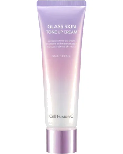 Cell Fusion C Glass Skin Tone-Up, Rozświetlający Krem do twarzy