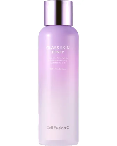 Cell Fusion C Glass Skin Toner, Tonik do twarzy z efektem Glass skin