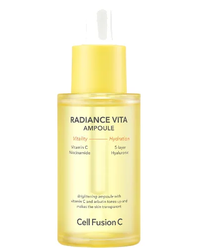Cell Fusion C Radiance Vita Ampoule, Serum z witaminą C + B3 i arbutyną