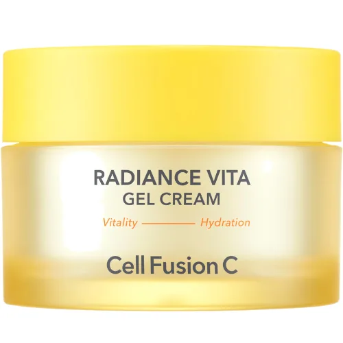 Cell Fusion C Radiance Vita, Rozjaśniający krem-żel z witaminą B5 i ektoiną