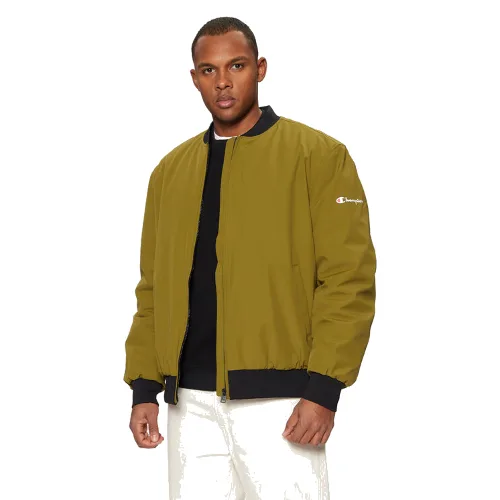 Champion Kurtka bomber 220344 Zielony Regular Fit