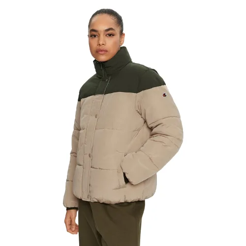 Champion Kurtka puchowa 117574 Beżowy Custom Fit