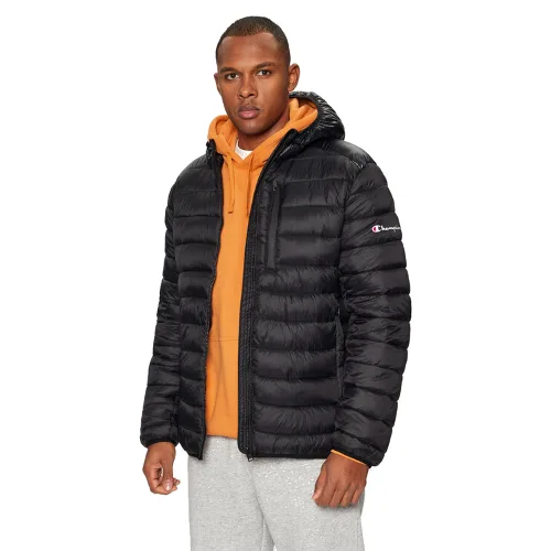 Champion Kurtka puchowa 220340 Czarny Regular Fit
