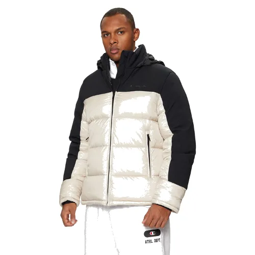 Champion Kurtka puchowa 220346 Beżowy Regular Fit