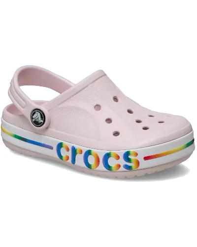 Chodaki Dla Dzieci Crocs Bayaband Rainbow Band Clog