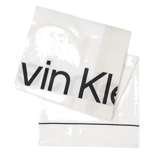 Chusta Calvin Klein Monologo K60K611981 Biały