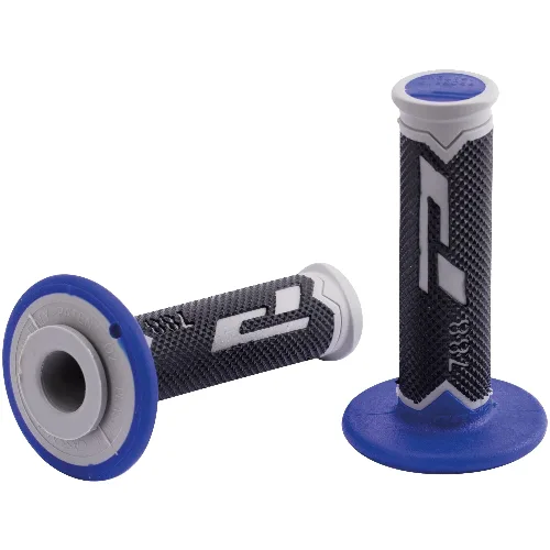 Chwyty kierownicy Progrip 788 115 mm zamknięte szaro-czarne