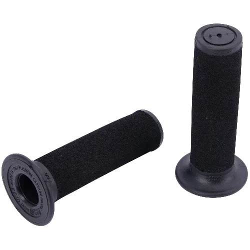 Chwyty Progrip 722, miękkie, zamknięte, czarne, 125 mm