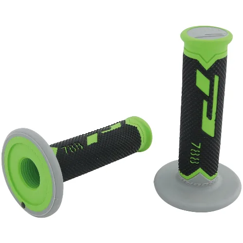 Chwyty Progrip 788 MX 115 mm zamknięte zielono-czarne