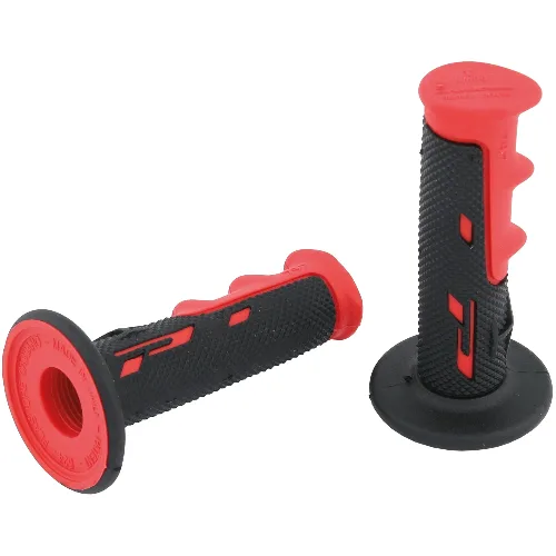 Chwyty Progrip 797 MX 115 mm zamknięte czarno-czerwone