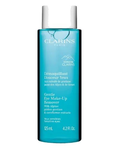 Clarins Delikatny płyn do demakijażu oczu Gentle Eye Make-Up Remover Demakijaż 125 ml Damski
