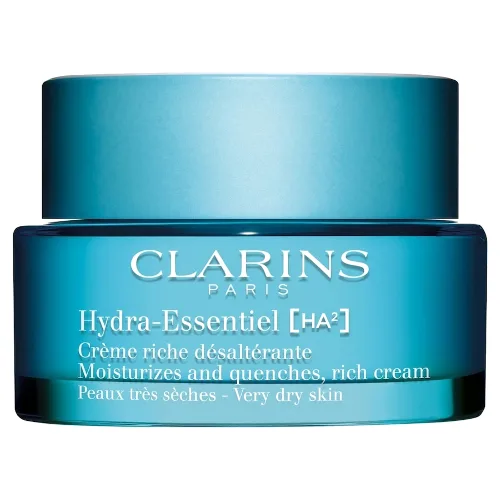 Clarins Hydra-Essentiel HA² Bogaty krem nawilżający Kremy do twarzy 50 ml Damski