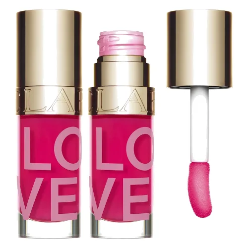 Clarins Lip Comfort Oil – kolekcja Embrace Love 31 Olejek do ust 33 ml Różowy