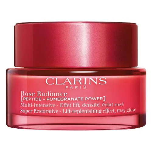 Clarins Multi-Intensive 50+ Krem na dzień Super Restorative Rose Radiance do każdego typu cery Kremy przeciwzmarszczkowe 50 ml Damski