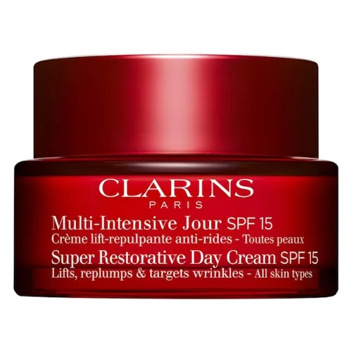 Clarins Multi-Intensive 50+ Super Restorative do każdego rodzaju skóry SPF 15 Kremy na dzień 50 ml Damski