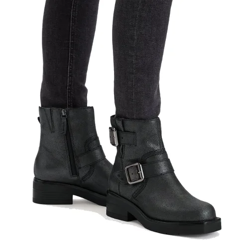 Clarks Botki Rebelle Buckle 26178889 Srebrny