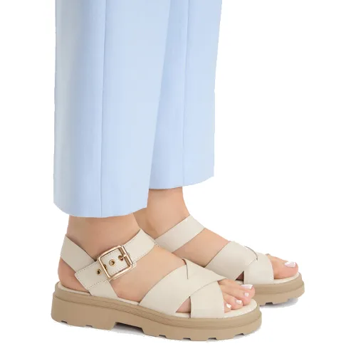 Clarks Sandały Orinoco3 Cross 26186092 Écru