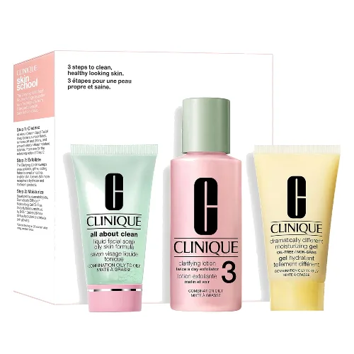 Clinique 3 Step Skin Type 3 Mini Kit minizestaw pielęgnacyjny do skóry