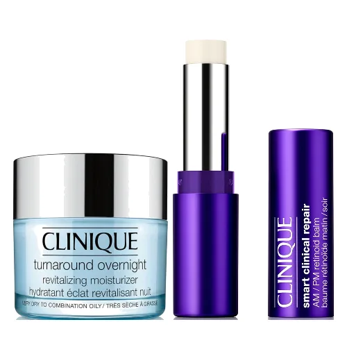Clinique Plump & Illuminate Night Skincare Duo with HA + 1% Retinoid