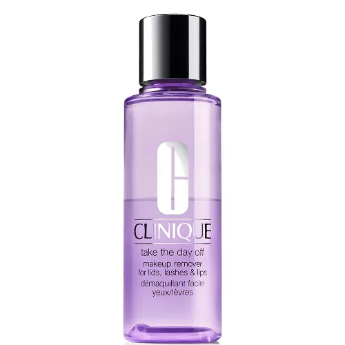 Clinique Take The Day Off Lids Lashes and Lips Makeup Remover płyn do demakijażu do oczu, rzęs i ust 125 ml