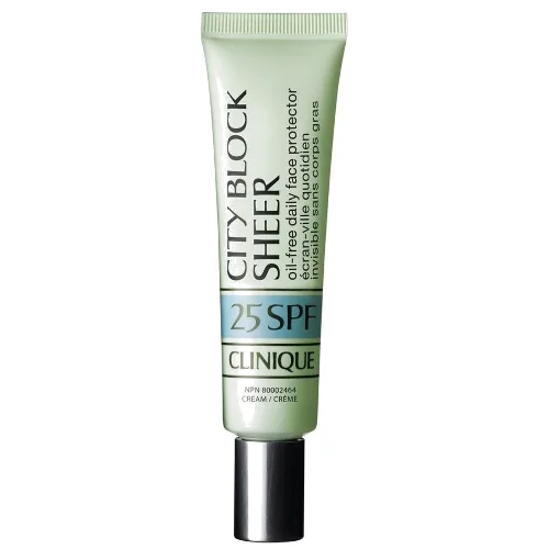 Clinique Trattamenti Specifici City Block™ Sheer Oil-Free Daily Face Protector Broad Spectrum SPF 25 Ochrona przeciwsłoneczna 40 ml