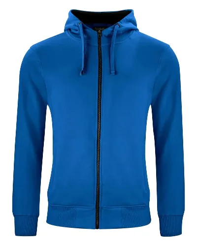 clique Classic Hoody Full Zip bluowa bluza z kapturem na zamek