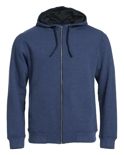 clique Classic Hoody Full Zip bluza z kapturem i siatkową podszewką