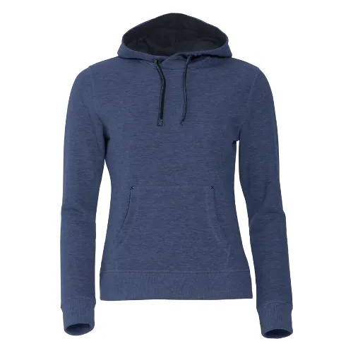 clique Classic Hoody Women - bluza z kapturem blue melange